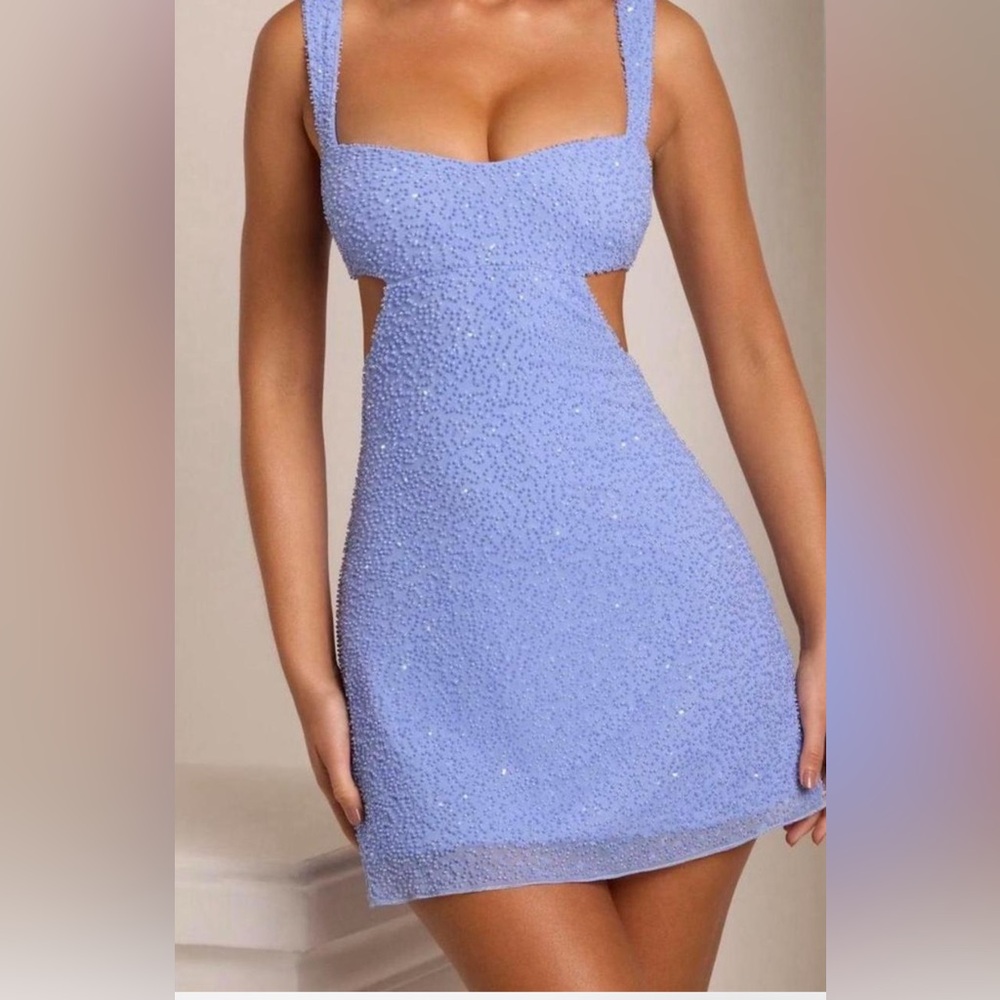Oh Polly blue homecoming dress